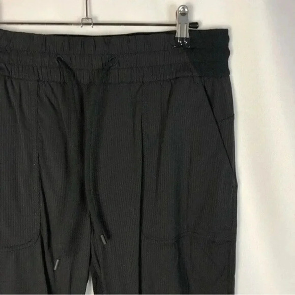 Lululemon Beyond The Studio Slim Crop Black Athletic Pants 8 - Picture 3 of 5